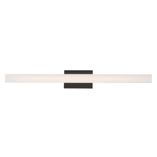 Maxim Lighting Vogue 1 Light 36" Bath Vanity, Black/Clear/Frosted - 59104CLFTBK