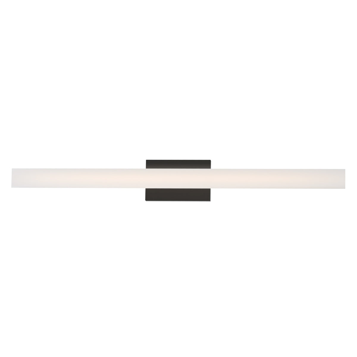 Maxim Lighting Vogue 1 Light 36" Bath Vanity, Black/Clear/Frosted