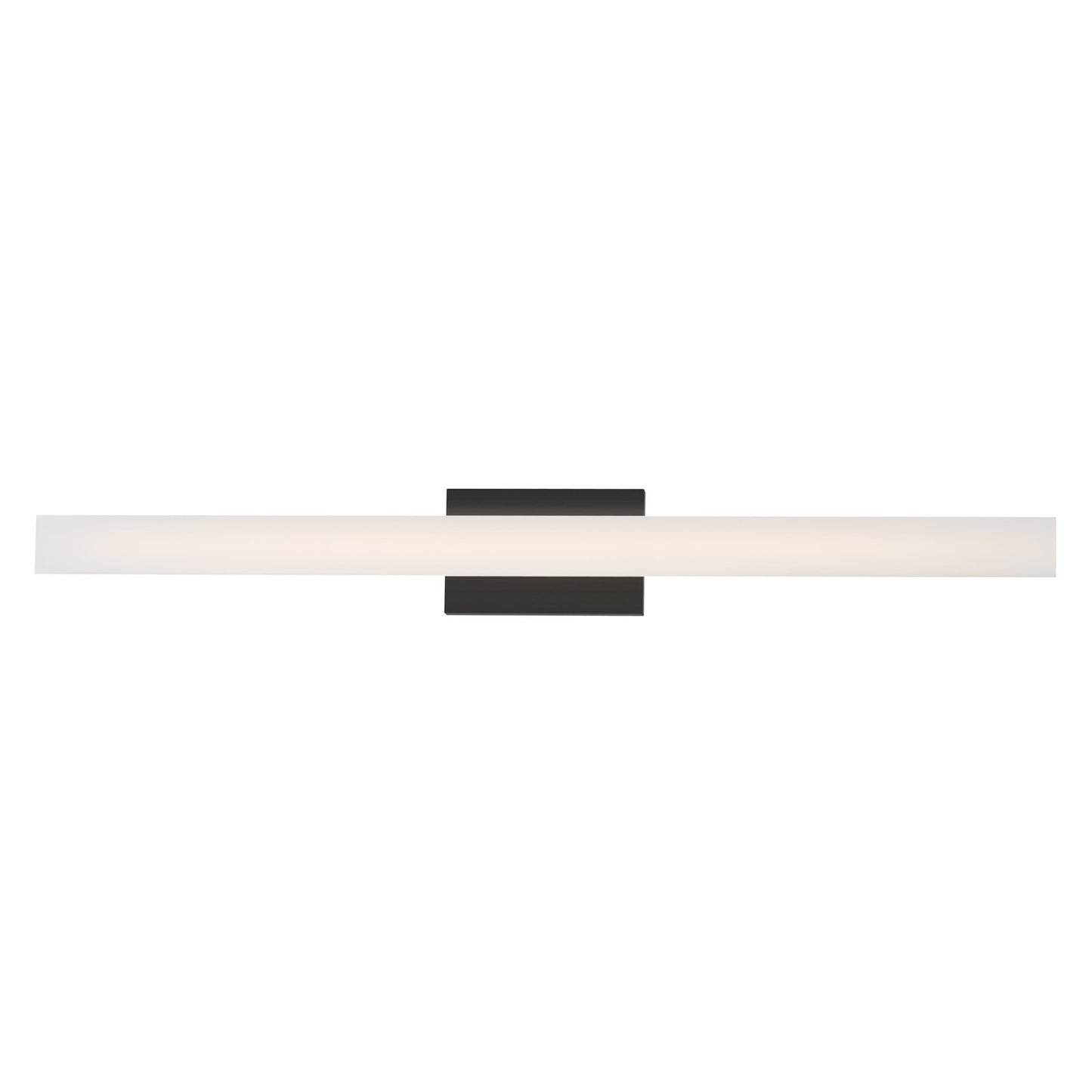 Maxim Lighting Vogue 1 Light 36" Bath Vanity, Black/Clear/Frosted