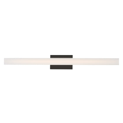 Maxim Lighting Vogue 1 Light 36" Bath Vanity, Black/Clear/Frosted