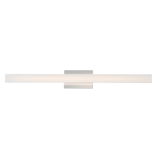 Maxim Lighting Vogue 1Lt 36" Bath Vanity, Nickel/Clear/Frosted - 59104CLFTSN
