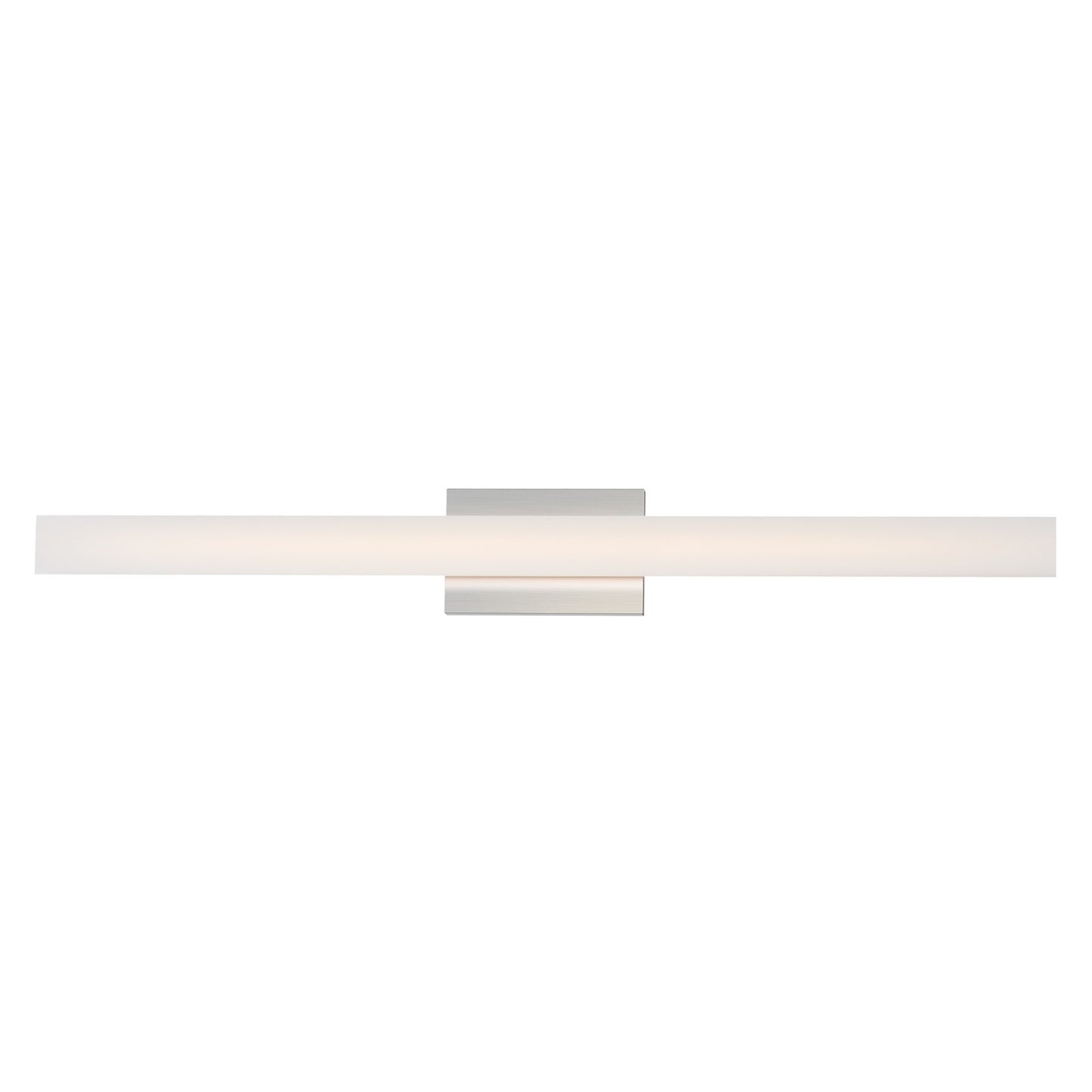 Maxim Lighting Vogue 1Lt 36" Bath Vanity, Nickel/Clear/Frosted