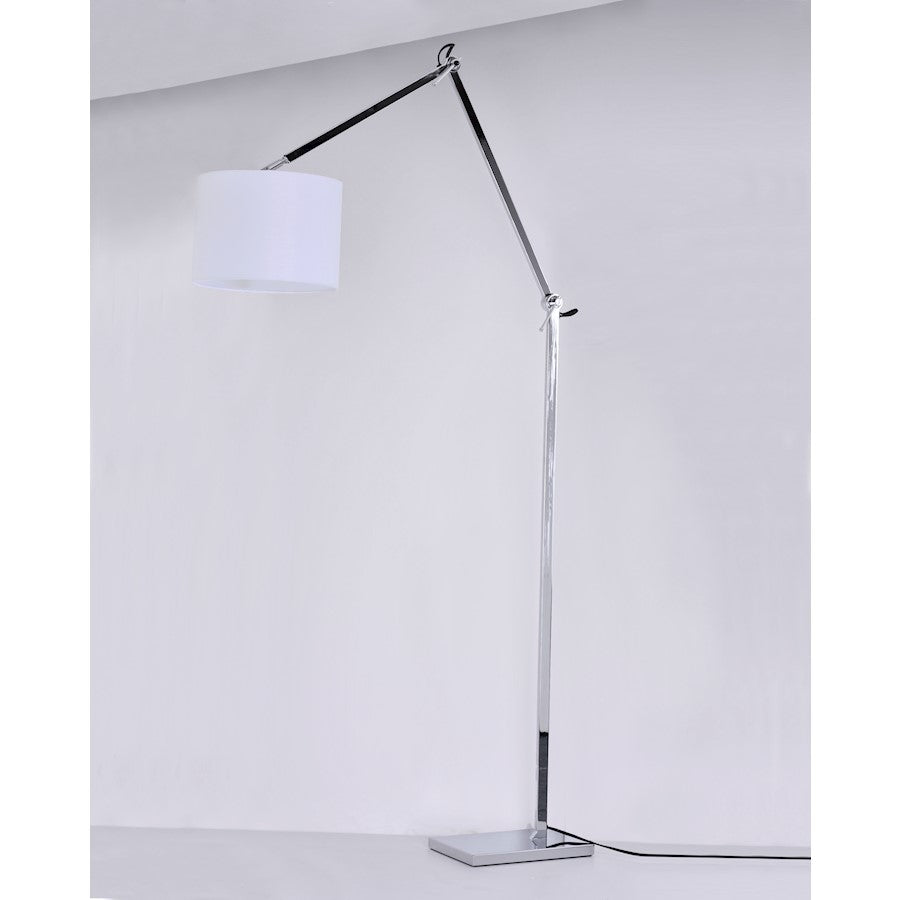 Maxim Lighting Hotel LED 11.75" 1-Light Floor Lamp, Polished Chrome