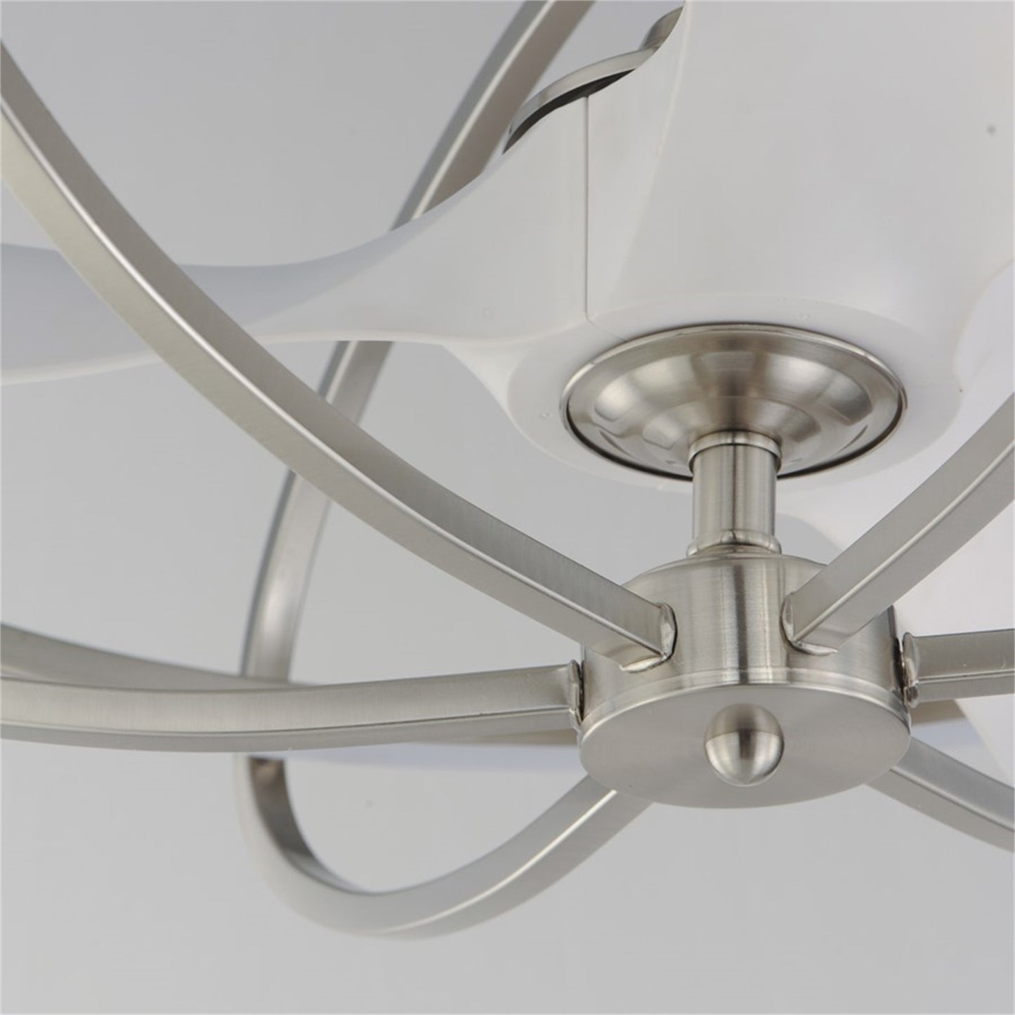 Maxim Lighting Corona Fan 1 Light Fandelight, Satin Nickel