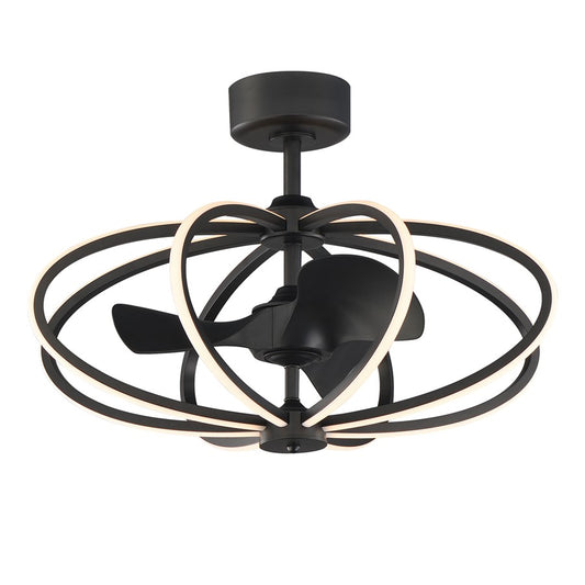 Maxim Lighting Solstice 8 Light Fandelight, Black