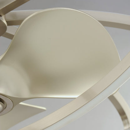 8-Light WiFi-enabled LED Fandelight, Nickel