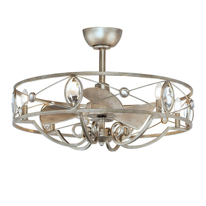 6 Light WiFi-enabled LED Fandelight, Silver
