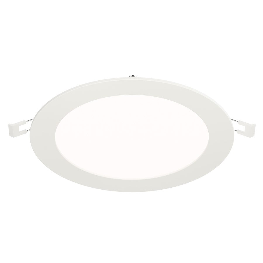 Maxim Lighting Slim 1 Light 7" Flush Mount/5CCT, White/White