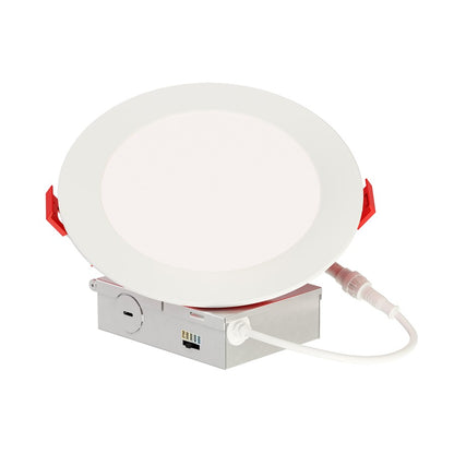 Maxim Lighting Slim Fire 1 Light 7" Flush Mount/5CCT, White/White