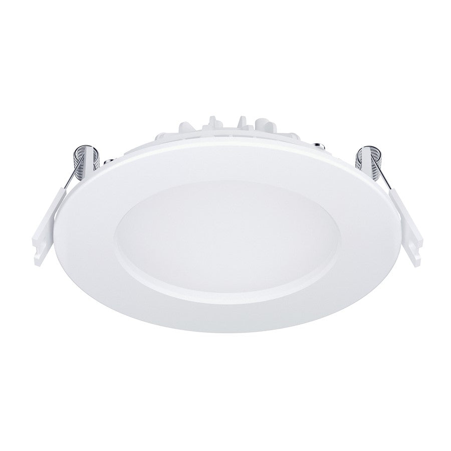 Maxim Lighting Cove 1 Light 4" LED Flush Mount/3000K, White/White