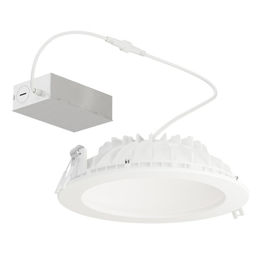 Maxim Lighting Cove 1 Light 6" LED Flush Mount/3000K, White/White - 67796WT