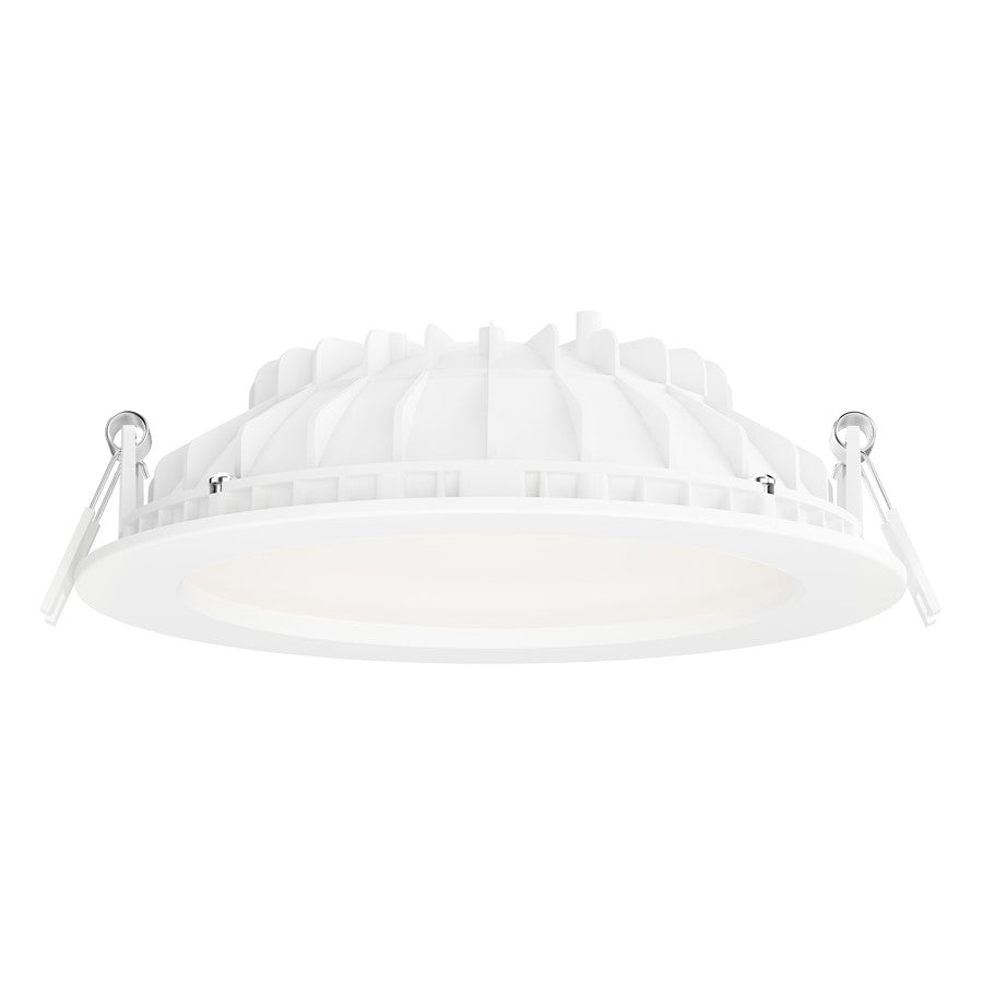 Maxim Lighting Cove 1 Light 6" LED Flush Mount/3000K, White/White