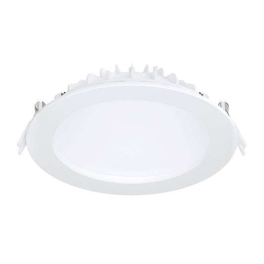 Maxim Lighting Cove 6in 1-Light Recessed Downlight | Modern White Aluminum and Steel | Kitchen & Bathroom Ceiling Light | Model 67797WT