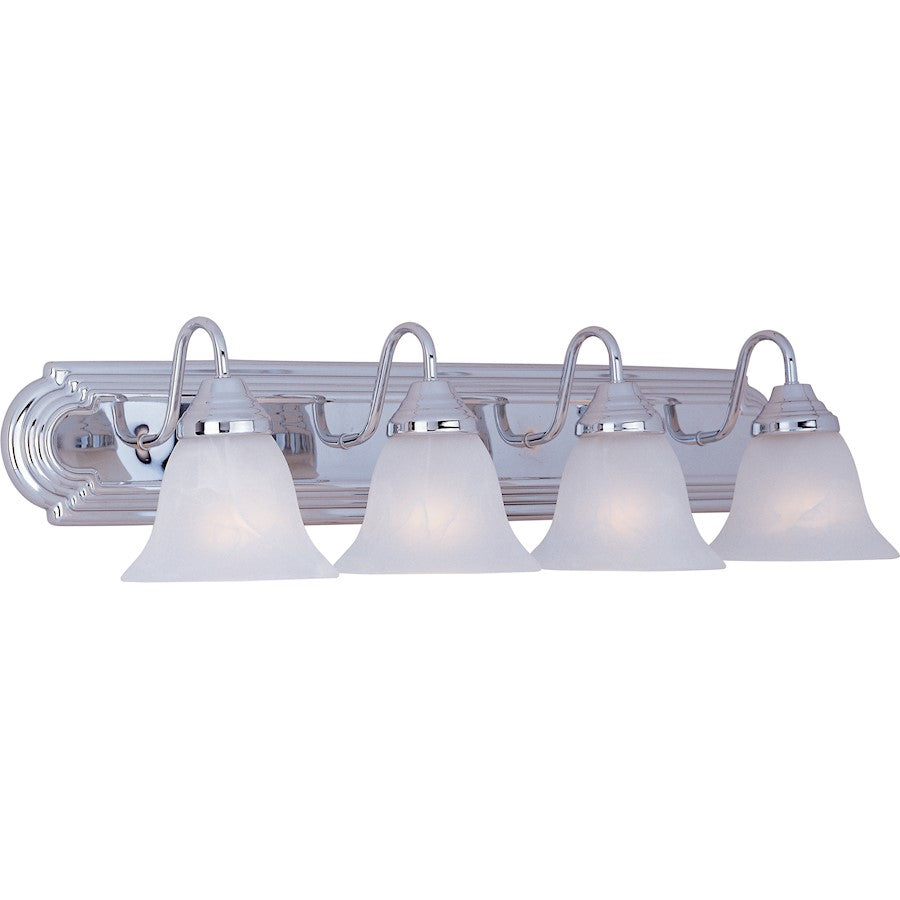 Maxim Essentials 4-Light Bath Vanity Polished Chrome