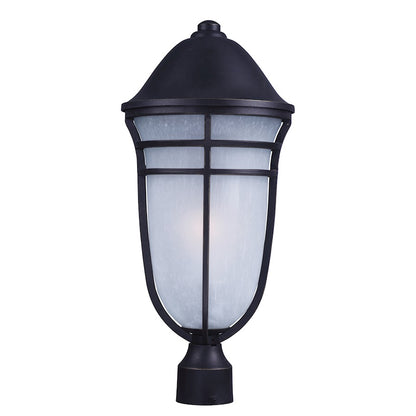 Maxim Lighting Westport DC EE 1Lt Outdoor Post, Artesian Bronze/Wisp