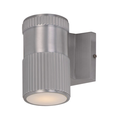 Maxim Lighting Lightray LED 1 Light Outdoor Sconce, Brushed Aluminum