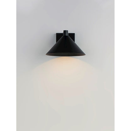 Maxim Lighting Conoid Medium LED Outdoor Wall Sconce, Black