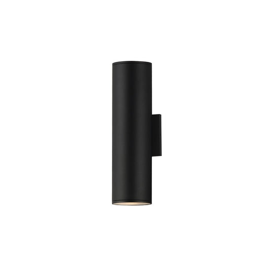 Maxim Lighting Stout 2 Light Outdoor Wall Mount, Black