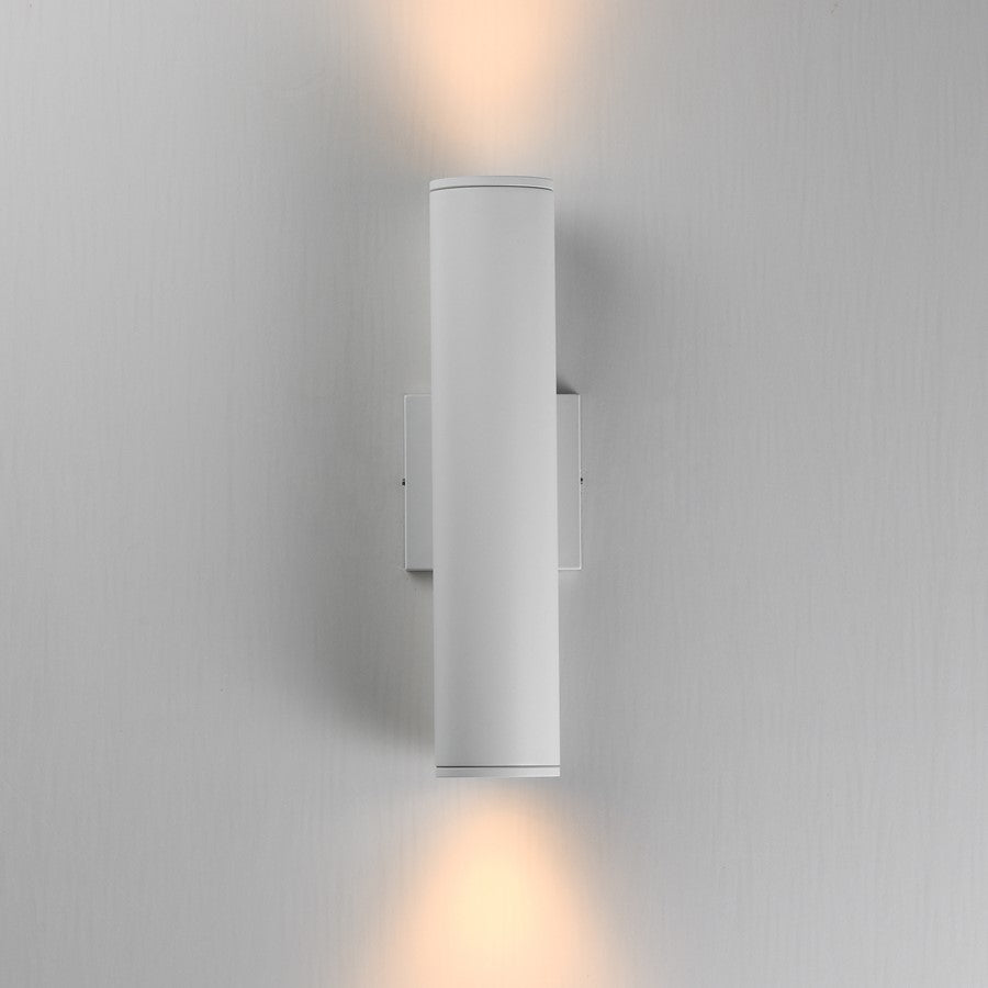 Maxim Lighting Caldera 2 Light 15" Outdoor Wall Mount, White
