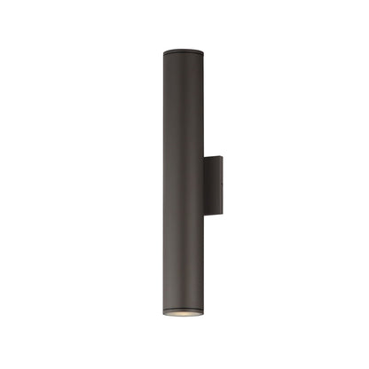 Maxim Lighting Caldera 20in 2-Light Outdoor Wall Sconce | Modern Architectural Bronze and Glass | Patio & Entryway | Model 86225ABZ