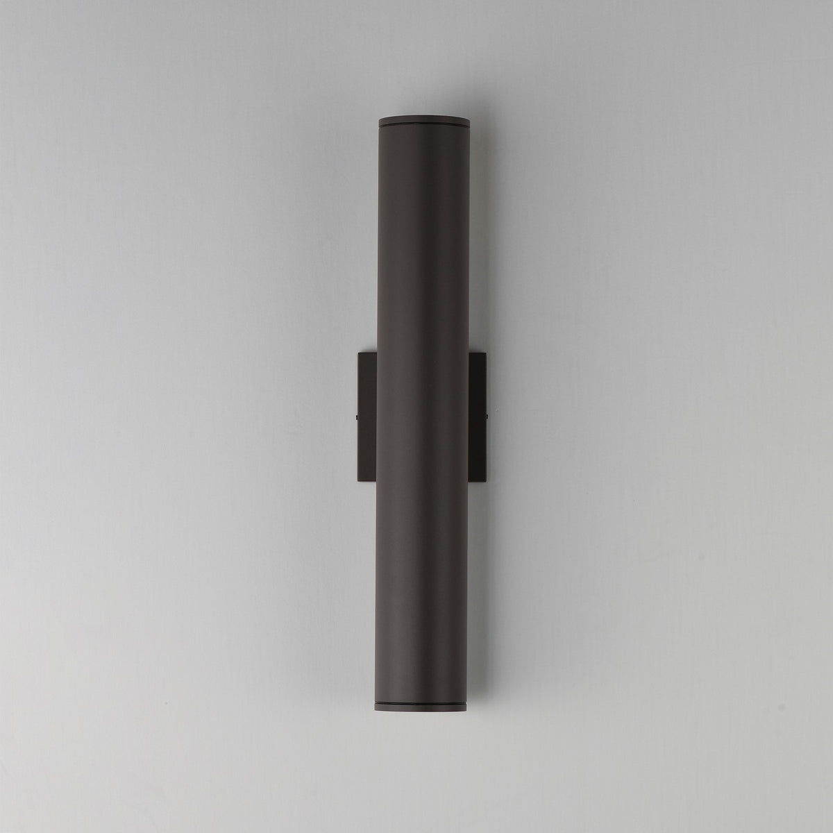 Maxim Lighting Caldera 20in 2-Light Outdoor Wall Sconce | Modern Architectural Bronze and Glass | Patio & Entryway | Model 86225ABZ
