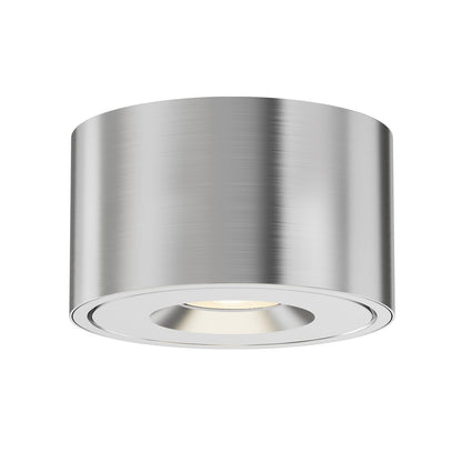 Maxim Lighting Fulcrum 1 Light 2.75" Flush Mount, Brushed Aluminum