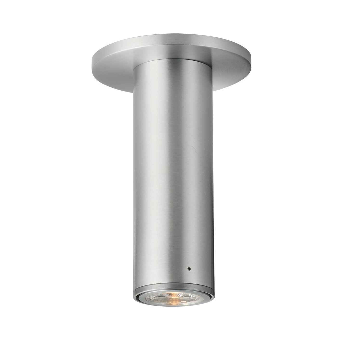 Maxim Lighting Fulcrum 1 Light 7.5" Flush Mount, Brushed Aluminum
