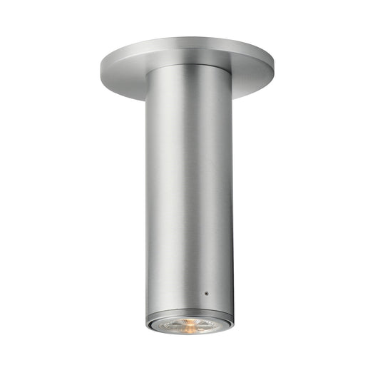 Maxim Lighting Fulcrum 1 Light 7.5" Flush Mount, Brushed Aluminum