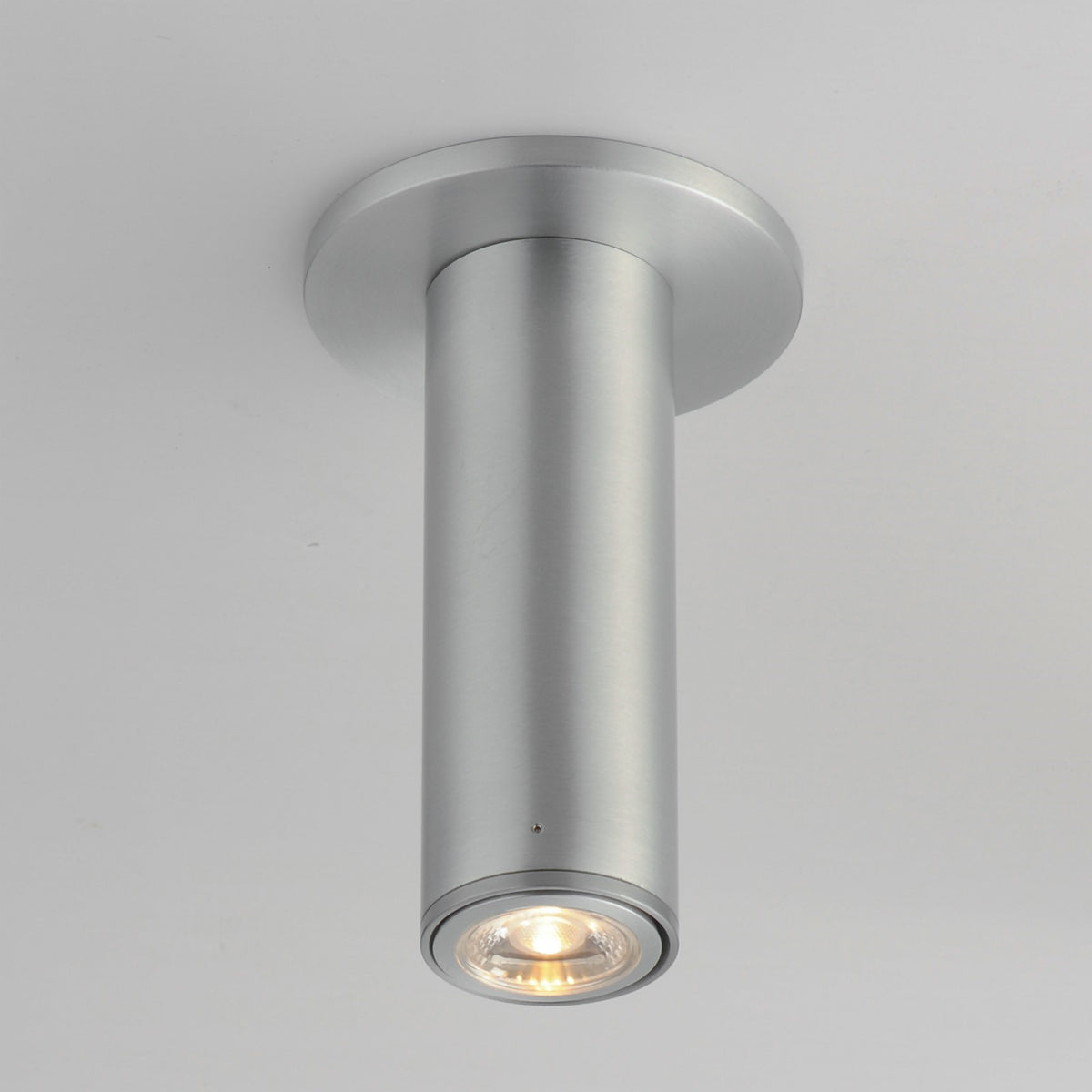Maxim Lighting Fulcrum 1 Light 7.5" Flush Mount, Brushed Aluminum