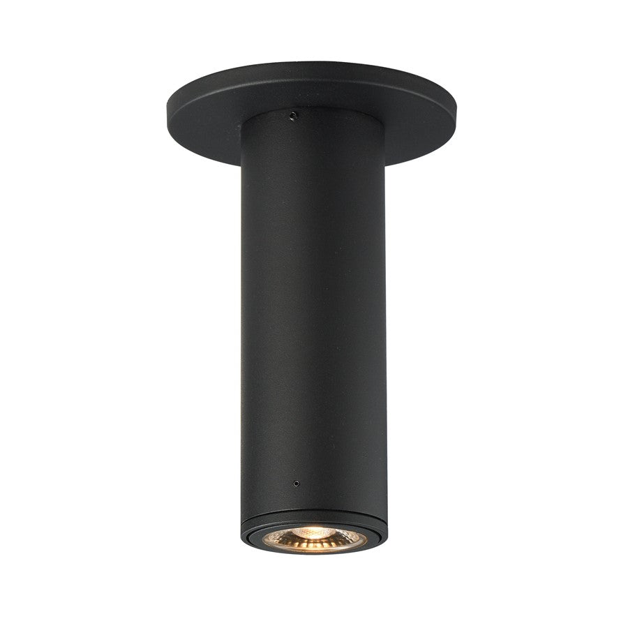 Maxim Lighting Fulcrum 1 Light 7.5" Flush Mount, Black - 86251BK