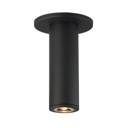 Maxim Lighting Fulcrum 1 Light 7.5" Flush Mount, Black - 86251BK