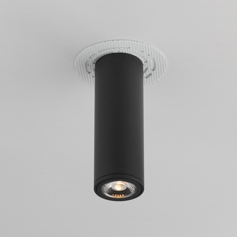 Maxim Lighting Fulcrum 1 Light 7.5" Flush Mount, Black