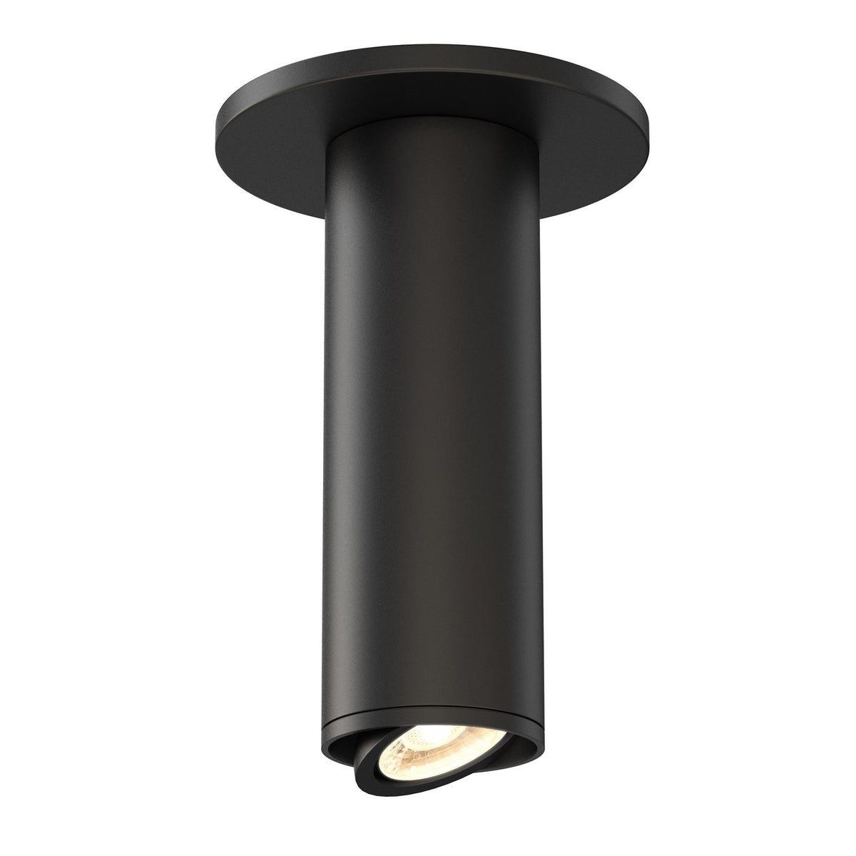 Maxim Lighting Fulcrum 1 Light 7.5" Flush Mount, Black