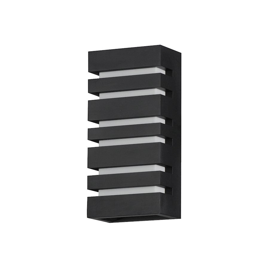 Maxim Lighting Keyes 1 Light 14" LED Outdoor Wall Sconce, Black