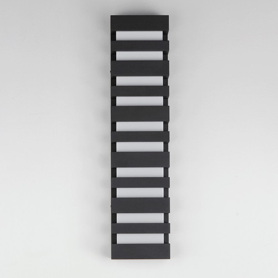 Maxim Lighting Keyes 1 Light 28" LED Outdoor Wall Sconce, Black