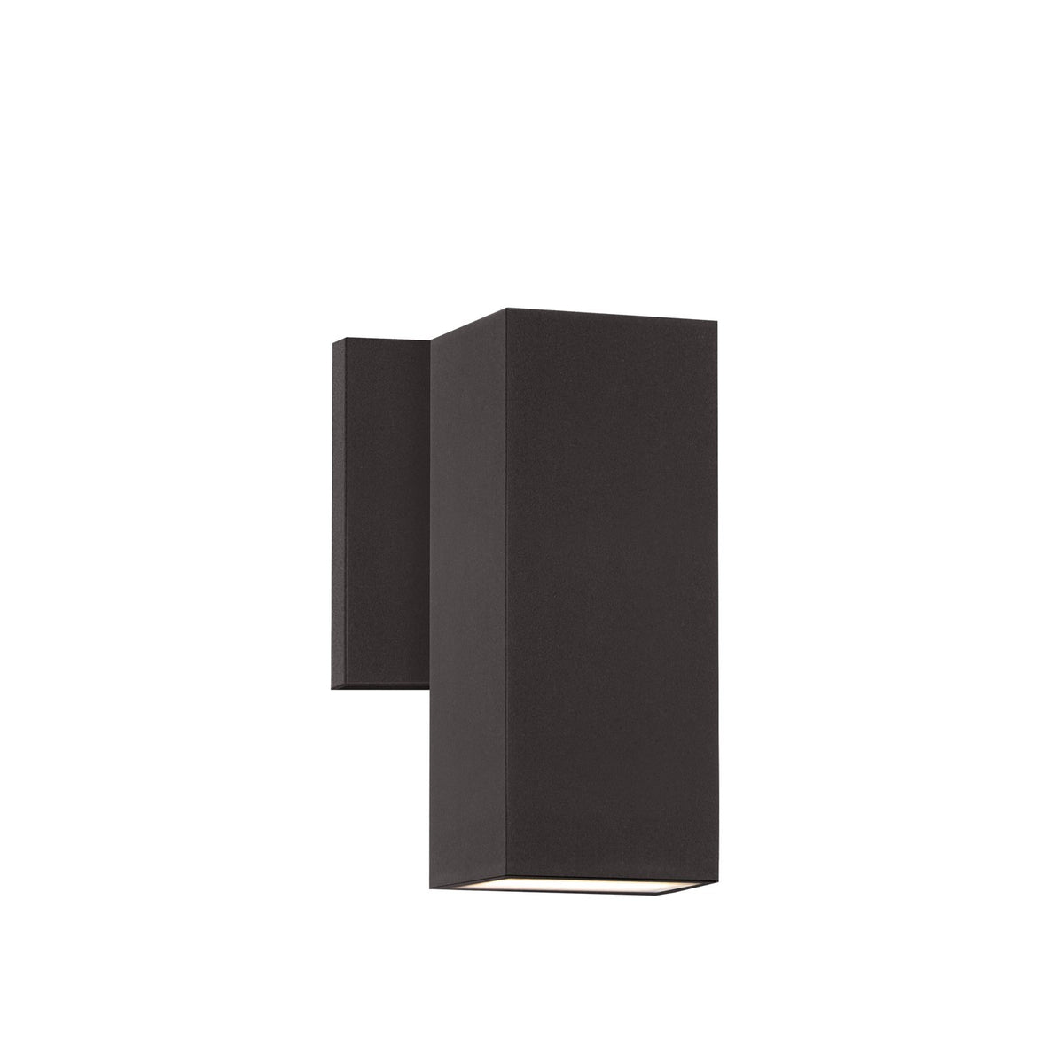 Maxim Lighting Colombo 7in 1-Light LED Outdoor Square Downlight | Modern Antique Brass and Glass | Entryway & Patio | Model 86416ABZ
