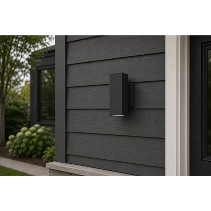 Maxim Lighting Culvert 1Lt 7.5" DownLt LED Outdoor Sconce DS, Black