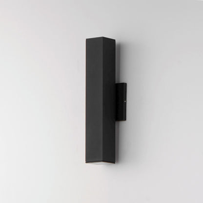 Maxim Lighting Culvert 2 Light 15" LED Outdoor Wall Sconce, Black