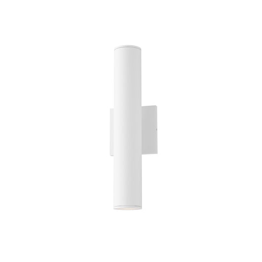 Maxim Lighting Calibro 2 Light 15" LED Outdoor Wall Sconce, White