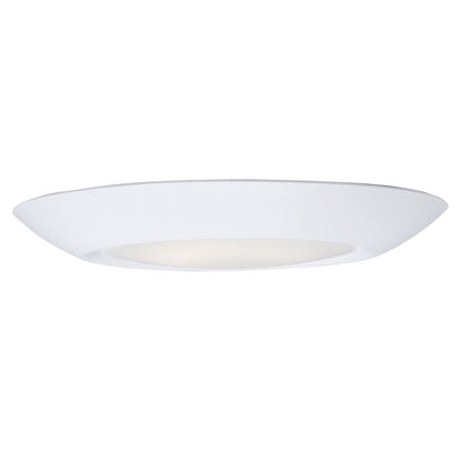 Maxim Lighting Diverse 1 Light 1" Flush Mount, White/White