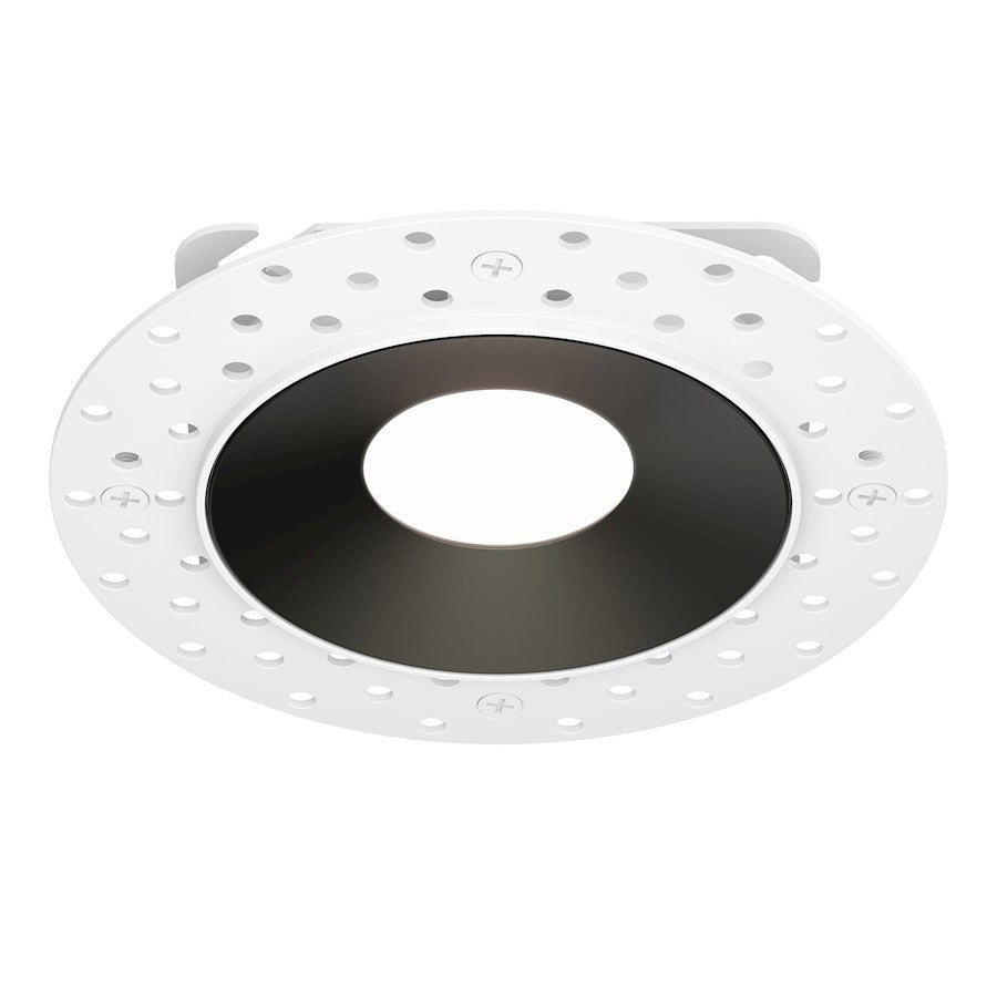 Maxim Lighting Crisp 1 Light 6" Trimless LED Downlight 3000K, Black