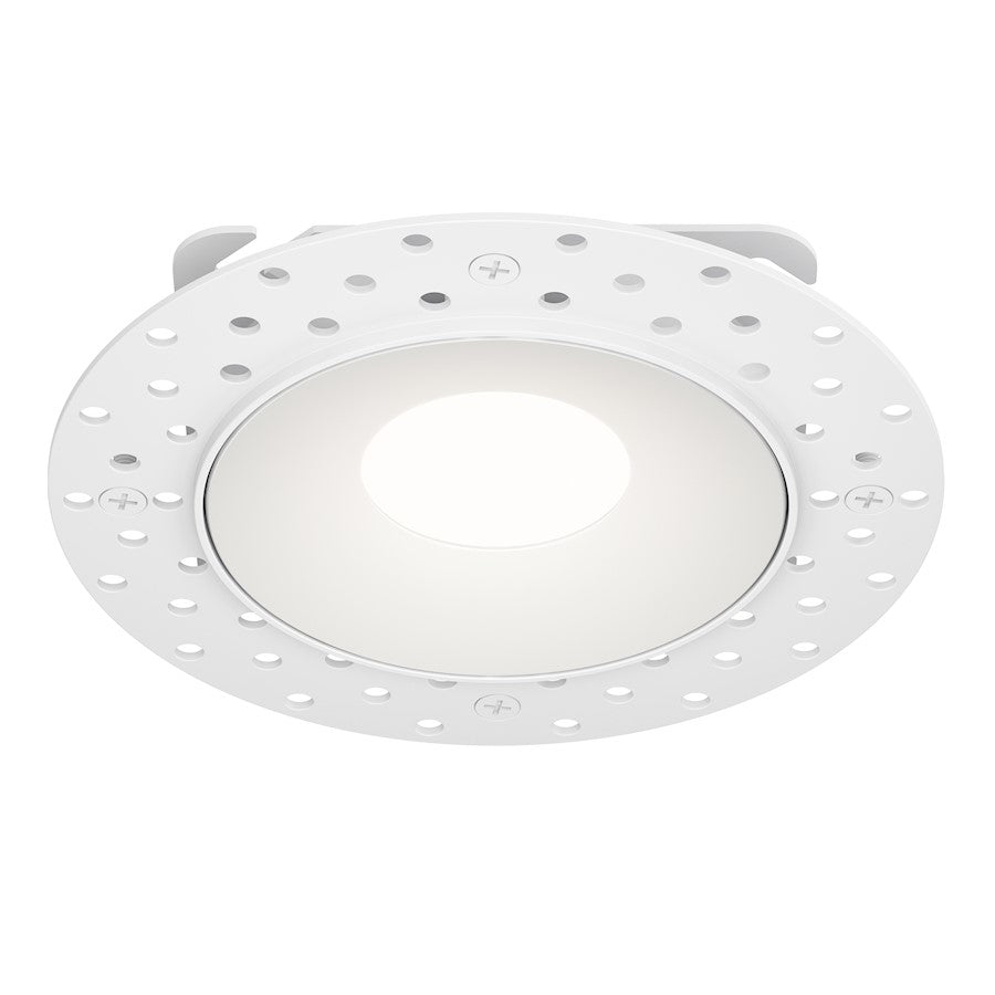 Maxim Lighting Crisp 1 Light 6" Trimless LED Downlight 3000K, White