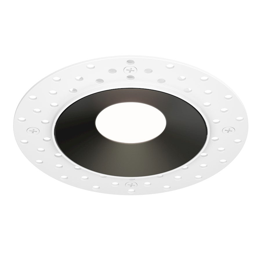 Maxim Lighting Crisp 1 Light 6" Trimless LED Downlight 5CCT, Black