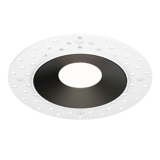 Maxim Lighting Crisp 1 Light 6" Trimless LED Downlight 5CCT, Black