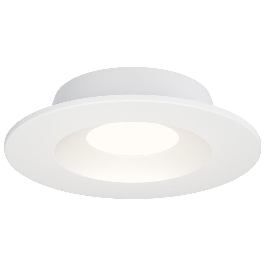 Maxim Lighting Crisp 1Lt 5" LED Recessed DownLight 3000K Round, White