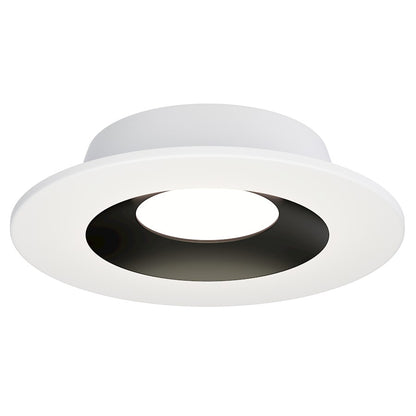 Maxim Crisp 1Lt 5" LED Recessed DownLight 3000K Round, WH/BK