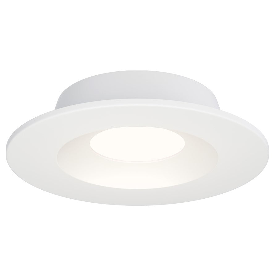 Maxim Lighting Crisp 1 Light 5" LED Recessed DownLight CCT/Round, WH