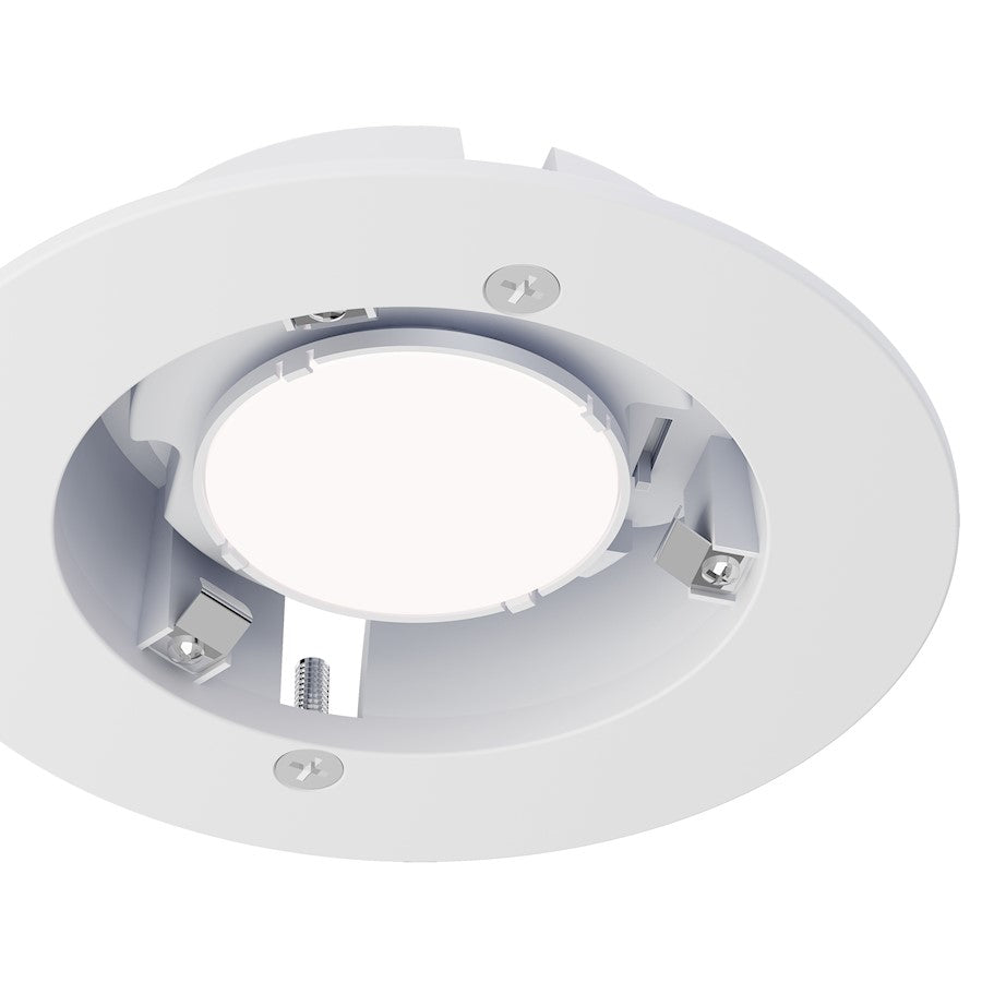 Maxim Lighting Crisp 1 Light 5" LED Recessed DownLight CCT/Round, WH