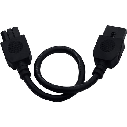 Maxim CounterMax MXInterLink4 9in Connector Cord | Black Finish | Under Cabinet Lighting Accessory | 9 x 1 x 0.5 in | Model 87876BK