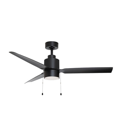 Maxim Lighting Falcon Pull 1 Light Indoor Ceiling Fan, Black - 88707BK